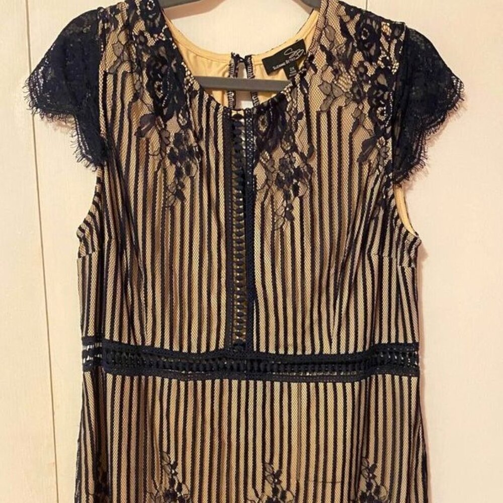 Suzanne Betro Black Cocktail dress.